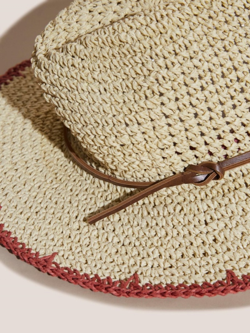 White Stuff Summer Fedora Natural Multi | 639528ESZ