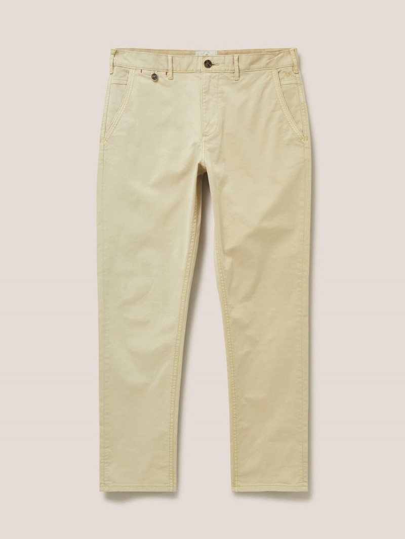 White Stuff Sutton Organic Chino Trouser Light Natural | 160379EKV