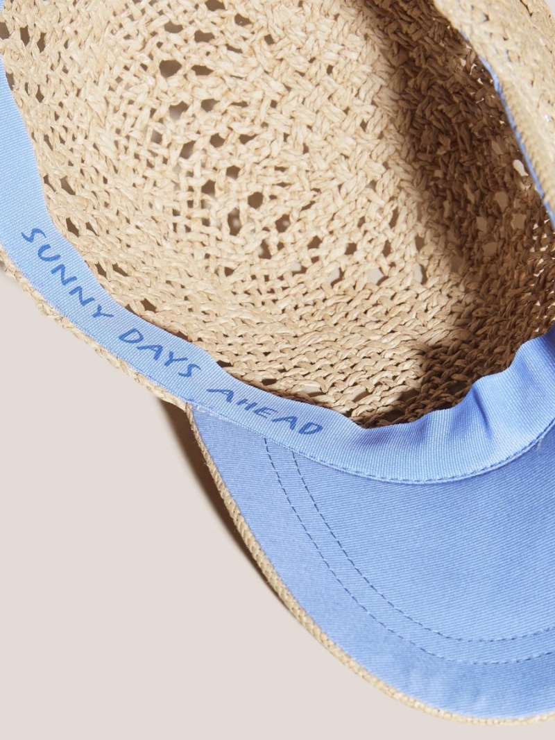 White Stuff Woven Baseball Cap Light Natural | 815749GHI